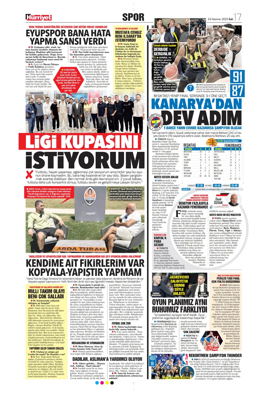 "Victor Osimhen'de son 16 gün" | Sporun manşetleri - 17