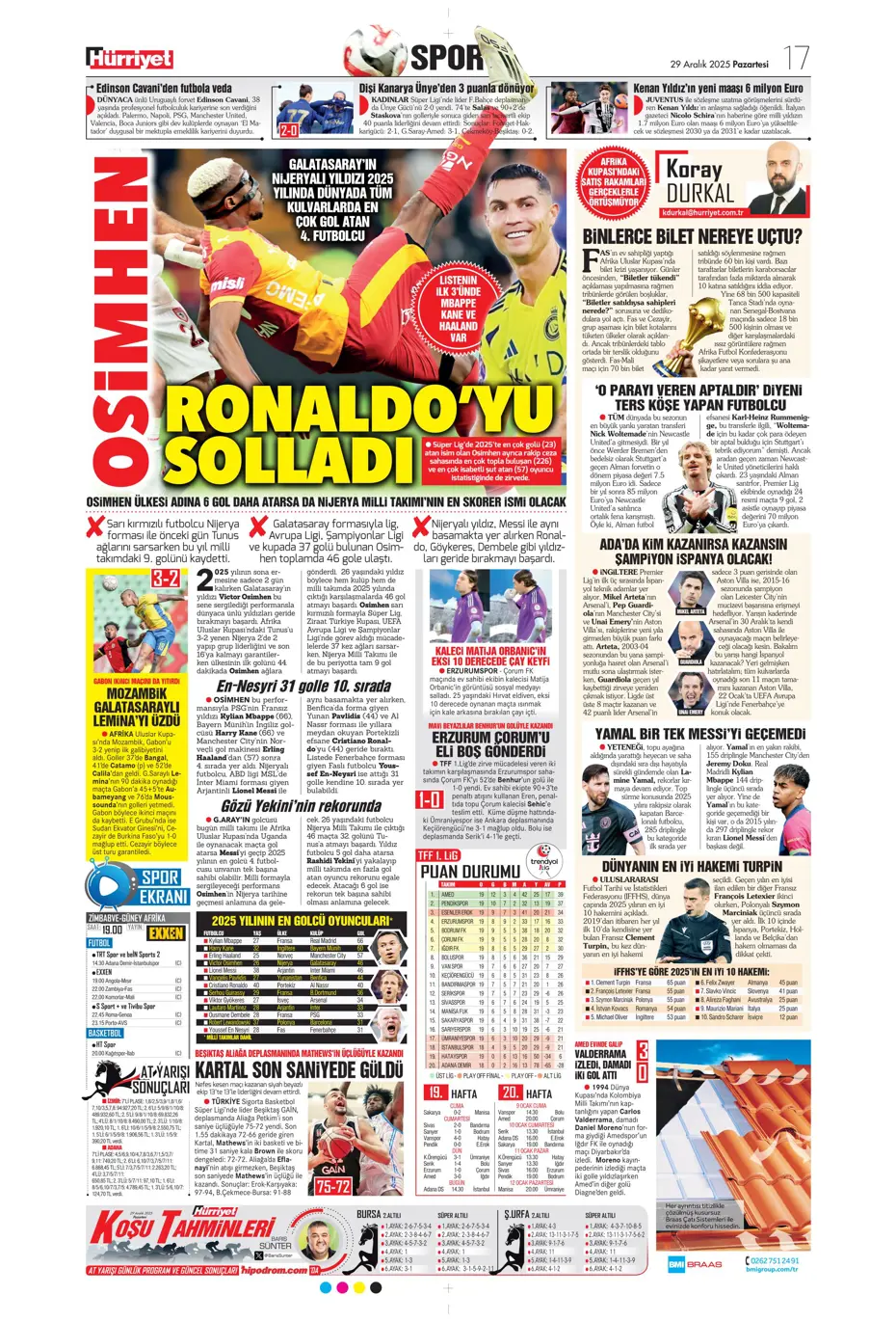 "Fenerbahçe'nin büyük umutlarla transfer ettiği isim Galatasaray'a" | Sporun manşetleri - 14