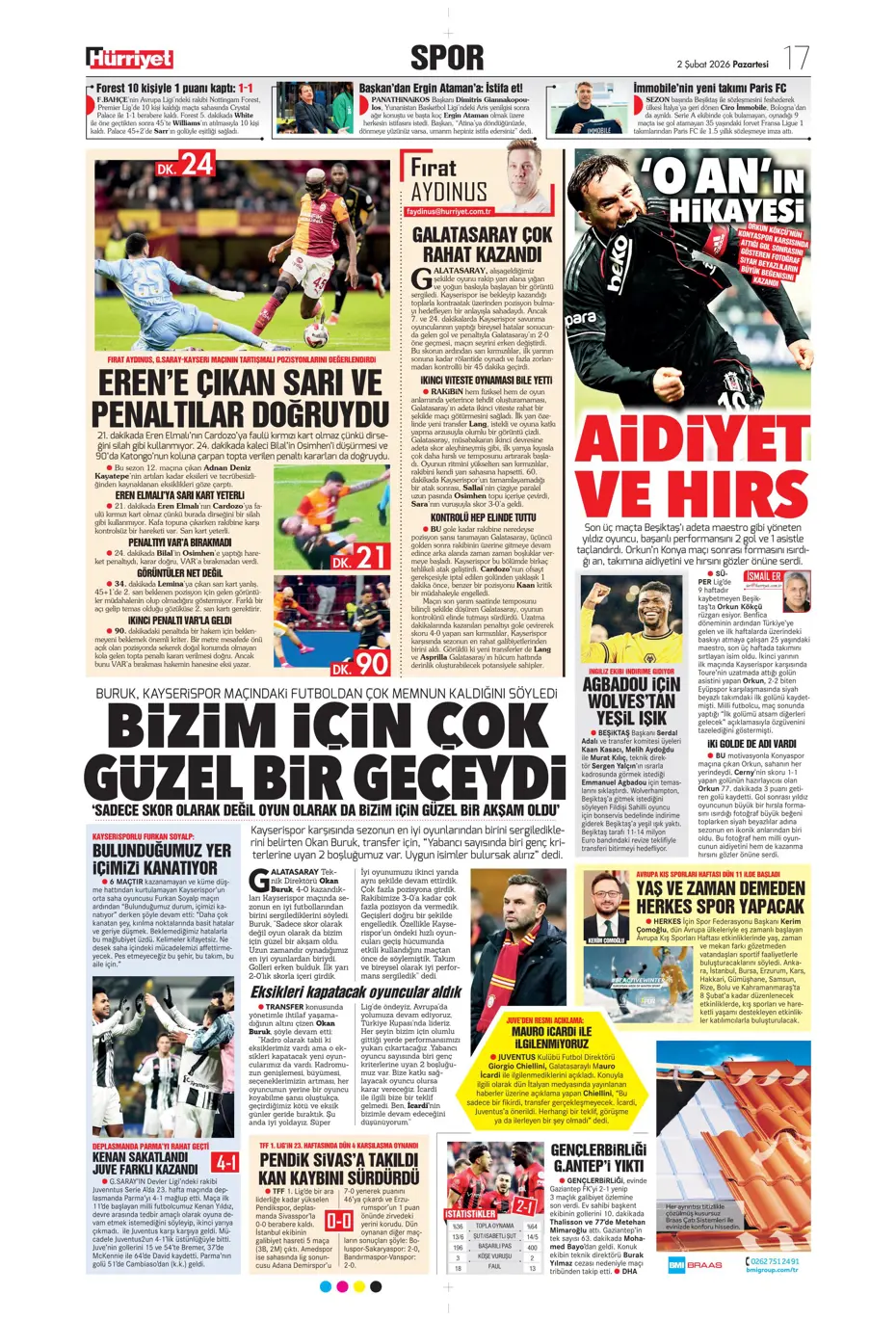 "Lookman peşinata kurban gitti" | Sporun manşetleri - 27