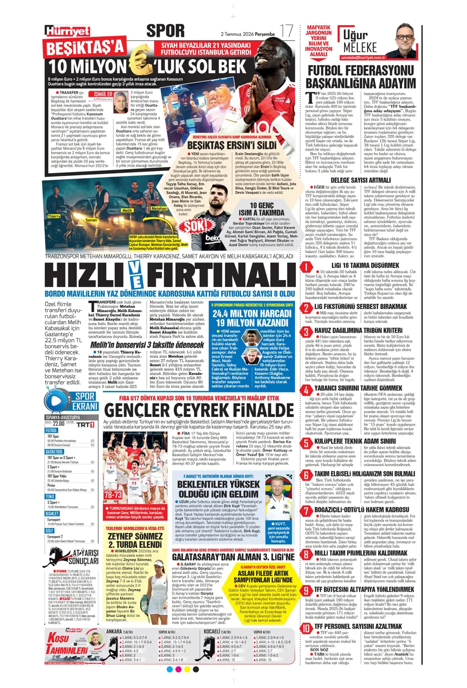 Fenerbahçe'den şok Malang Sarr kararı! Anlaşma sağlanmışken yüz çevrildi | Sporun manşetleri - 3 Fenerbahçe'den şok Malang Sarr kararı! Anlaşma sağlanmışken yüz çevrildi | Sporun manşetleri - 3
