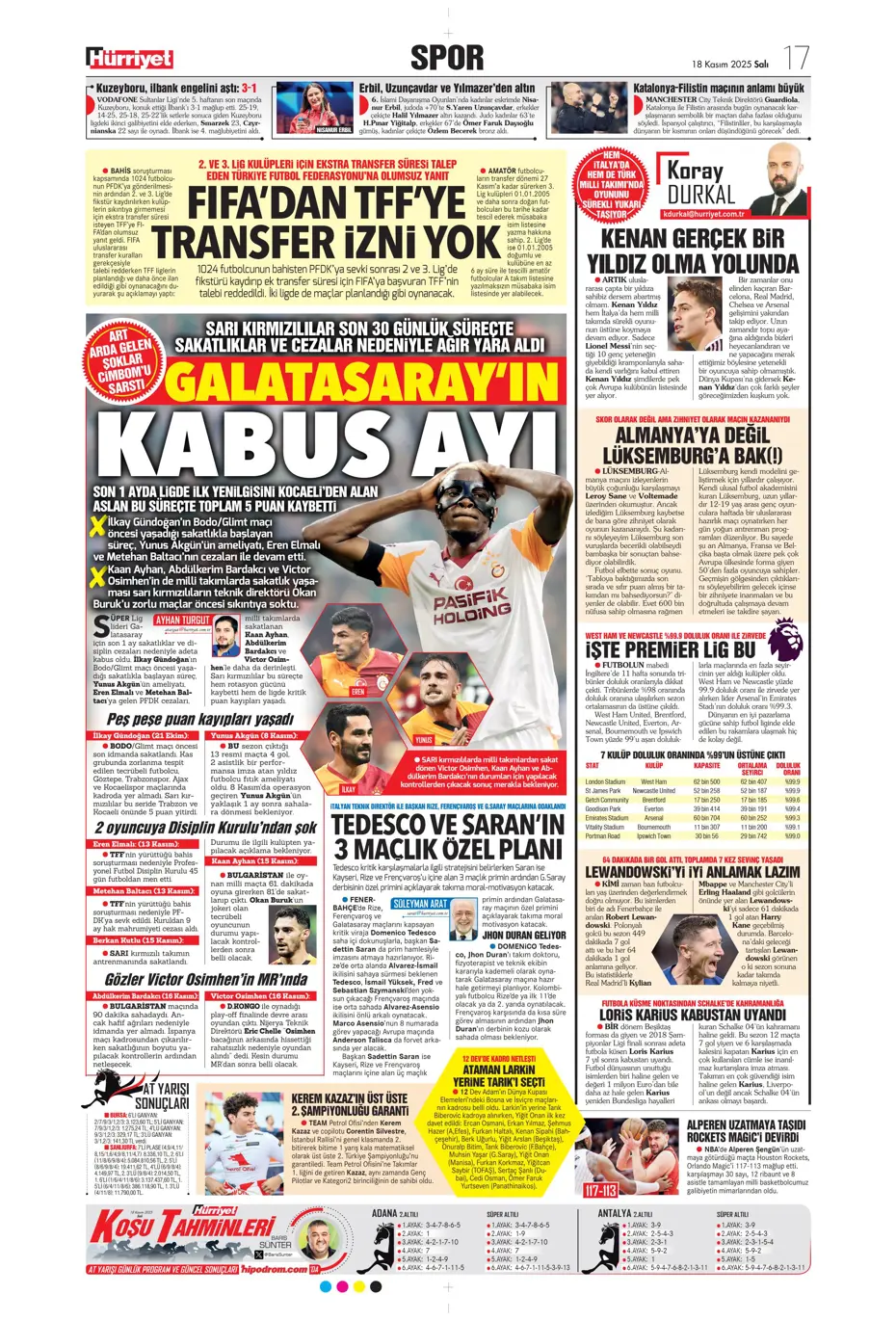 "Fenerbahçe'ye Diego Carlos piyangosu vurdu" | Sporun manşetleri - 18