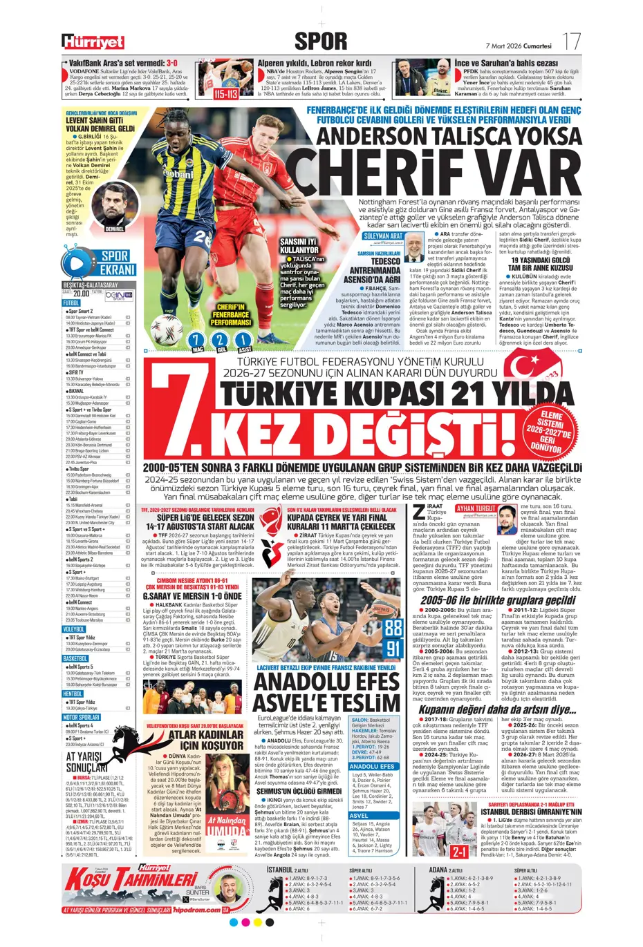 "Tedesco'ya Alman ve İtalyan markajı" | Sporun manşetleri - 16