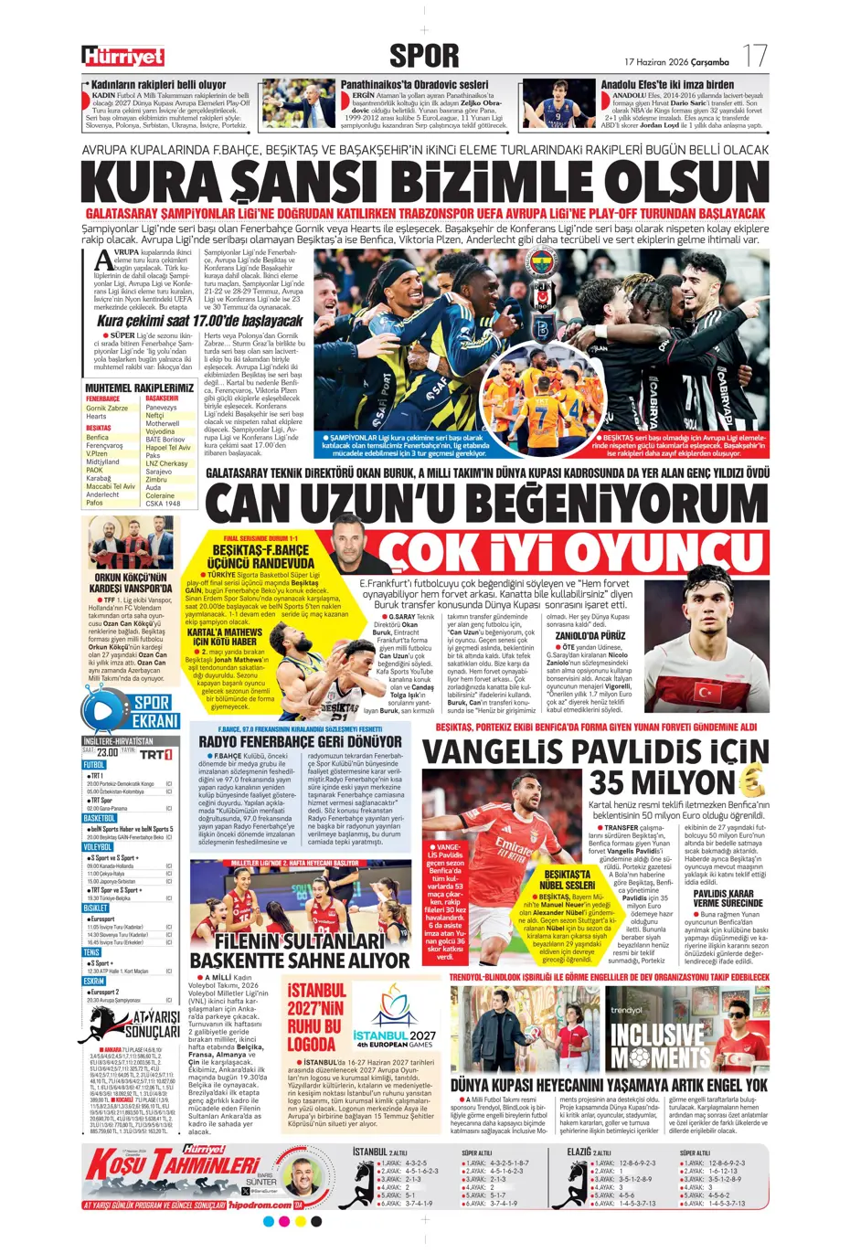 Fenerbahçe'de Oosterwolde dışında 3 ayrılık daha | Sporun manşetleri - 13