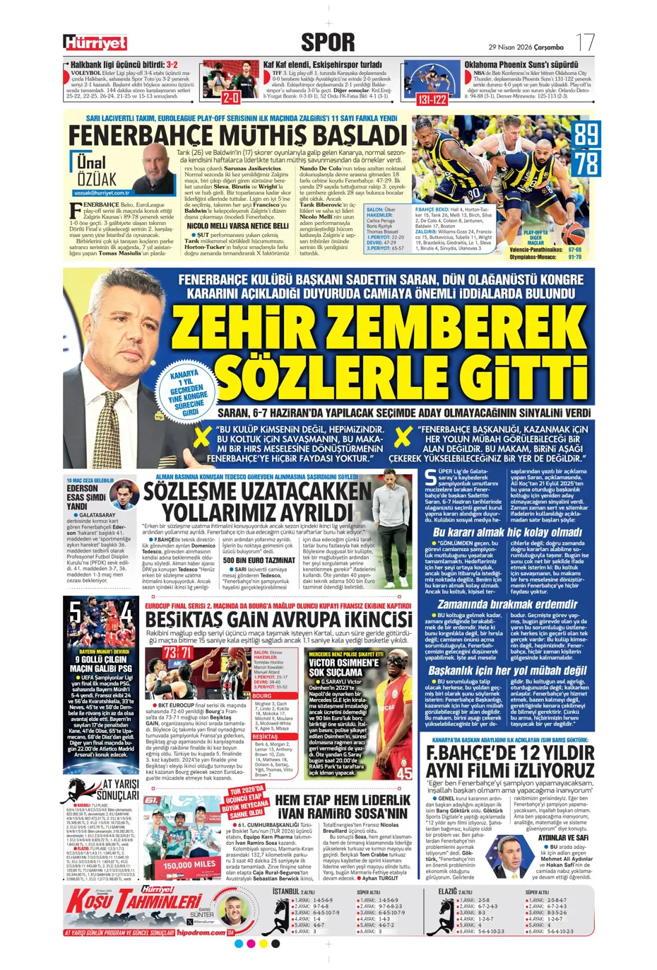 Daha fesih imzası kurumadan Tedesco'ya talip çıktı | Sporun manşetleri - 7
