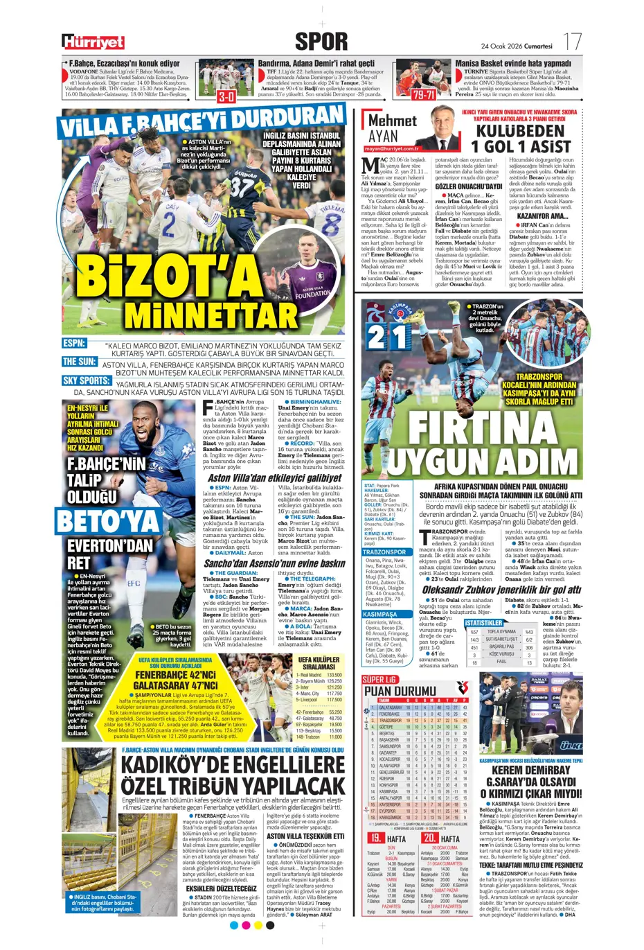 "Yaser Asprilla, Galatasaray'da" | Sporun manşetleri - 7