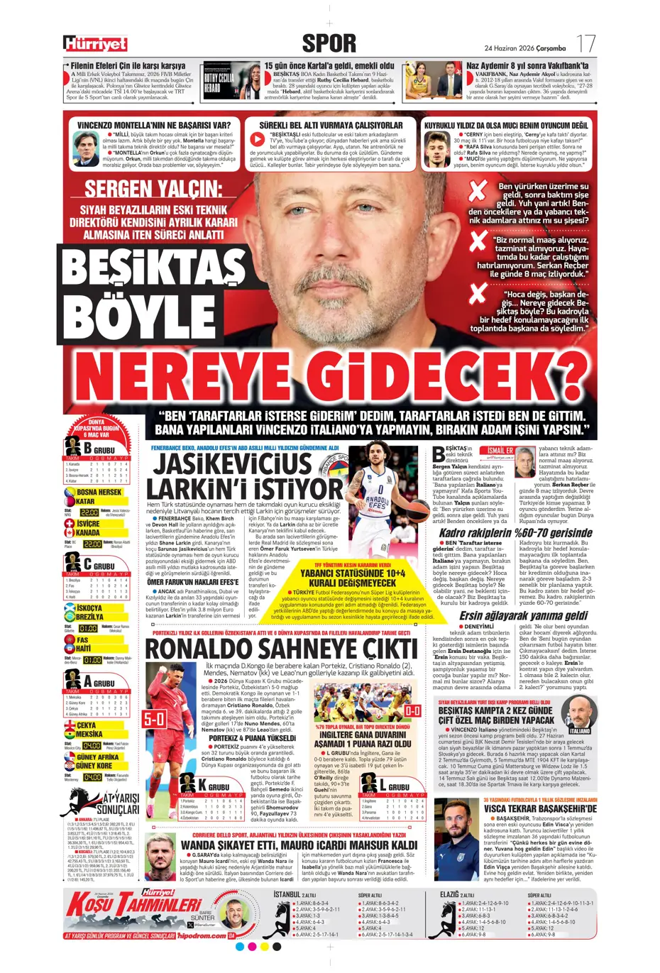 Shomurodov'a karşılık 3 isim! Fenerbahçe'den yılın takası | Sporun manşetleri - 15