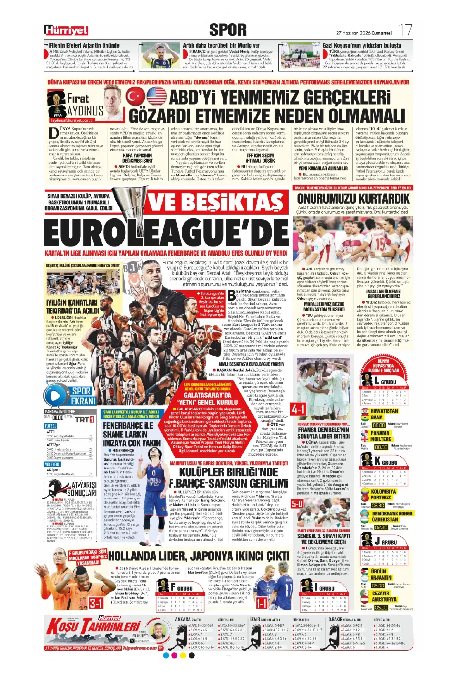"Fenerbahçe'den bomba hamle: Oyarzabal" | Sporun manşetleri - 21