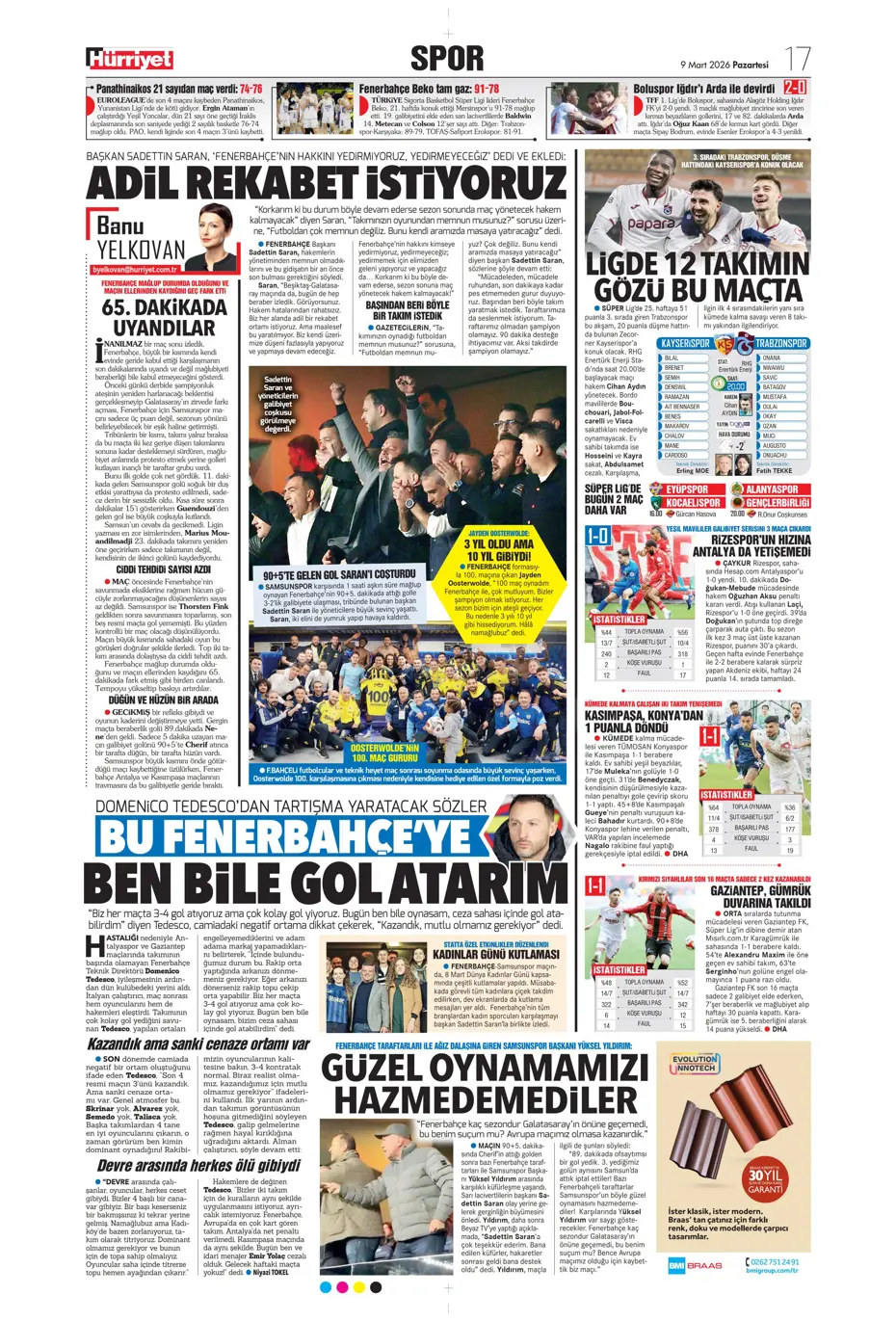 "Eller yukarı! Ben Cherif" | Sporun manşetleri - 13