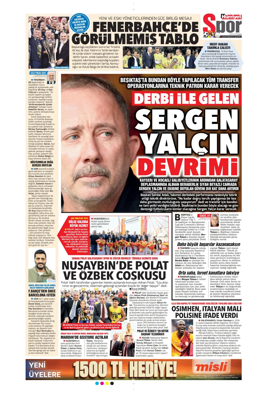 "Sadettin Saran ilk transferini milli yıldızla yapıyor" | Sporun manşetleri - 17