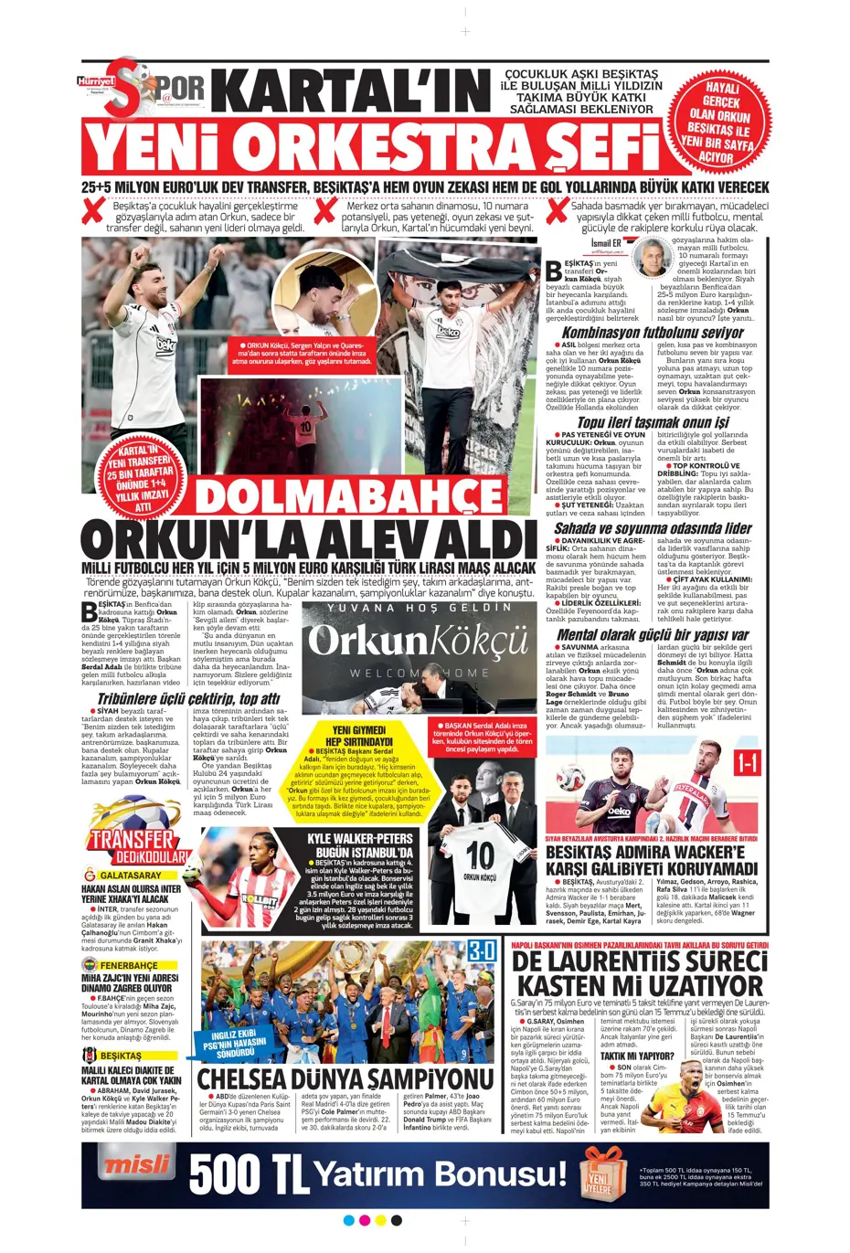 "Marco Asensio Fenerbahçe'de" | Sporun manşetleri - 17