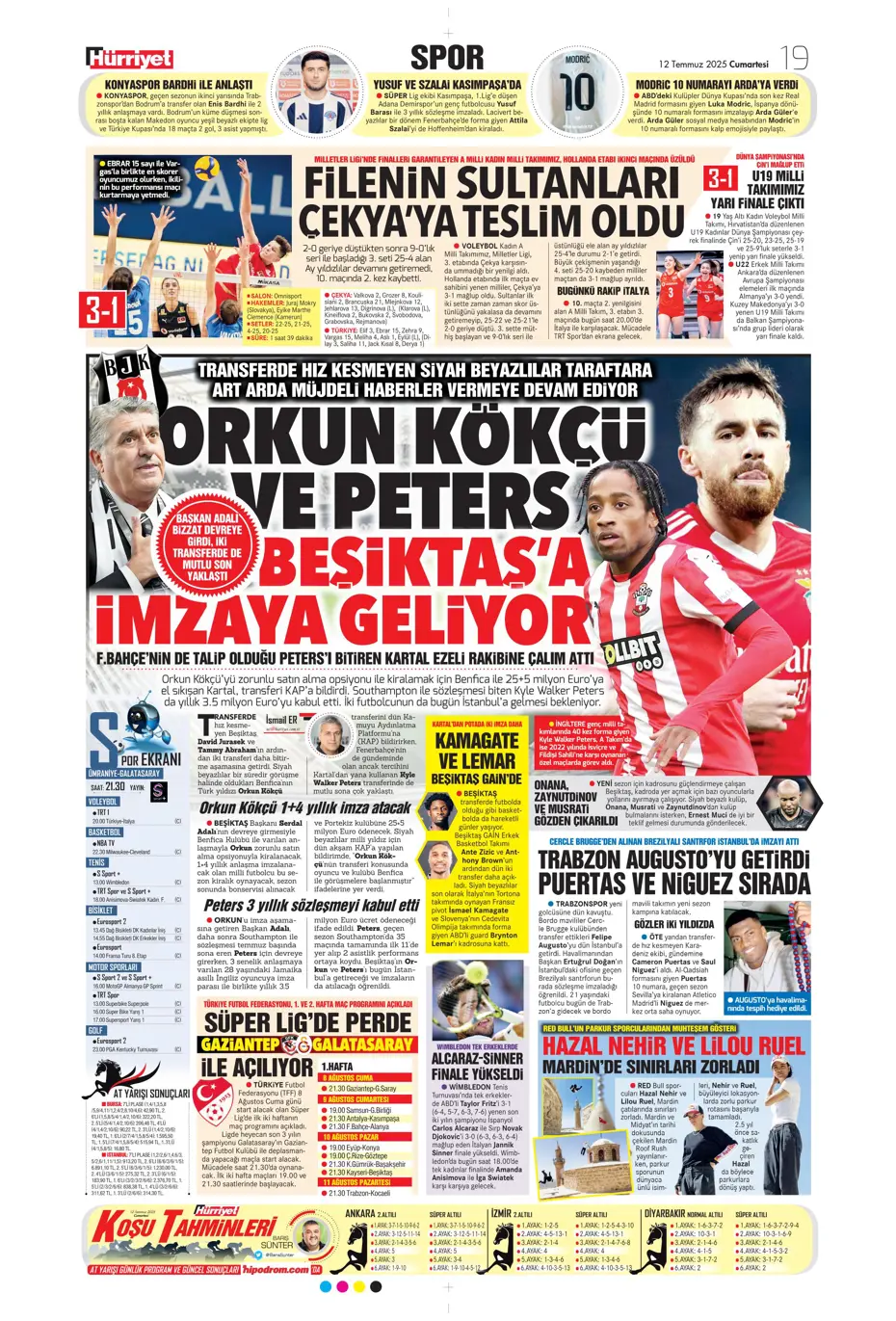 "Asensio ve Skriniar birlikte geliyor" | Sporun manşetleri - 16