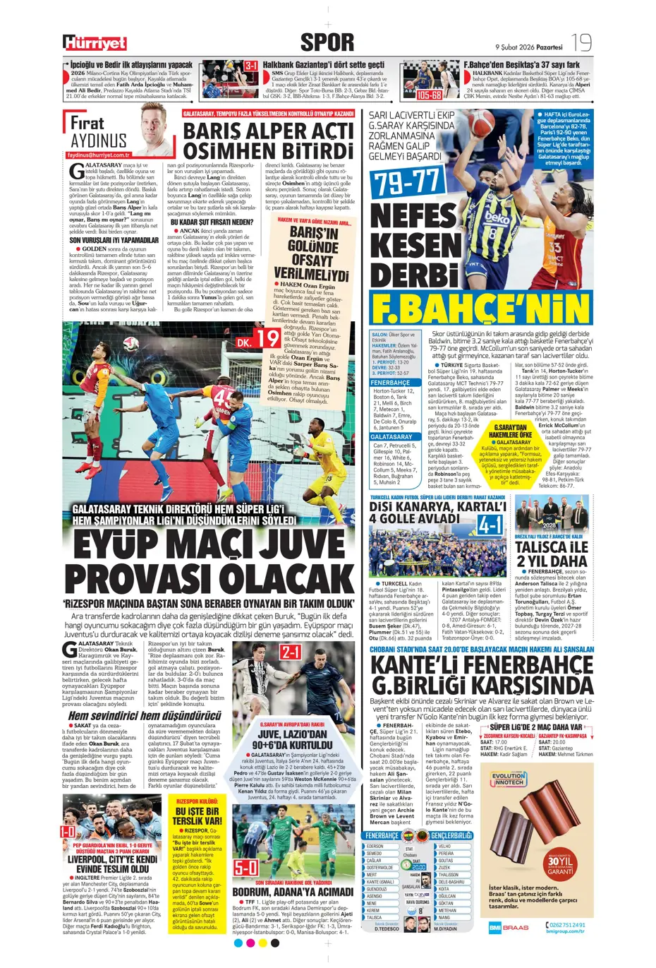 "Galatasaray'da yeni sezonun ilk transferi şimdiden belli" | Sporun manşetleri - 16