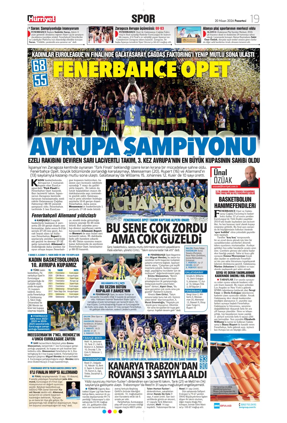 Eyvah! Gabriel Sara için geliyorlar | Sporun manşetleri - 22 Eyvah! Gabriel Sara için geliyorlar | Sporun manşetleri - 22