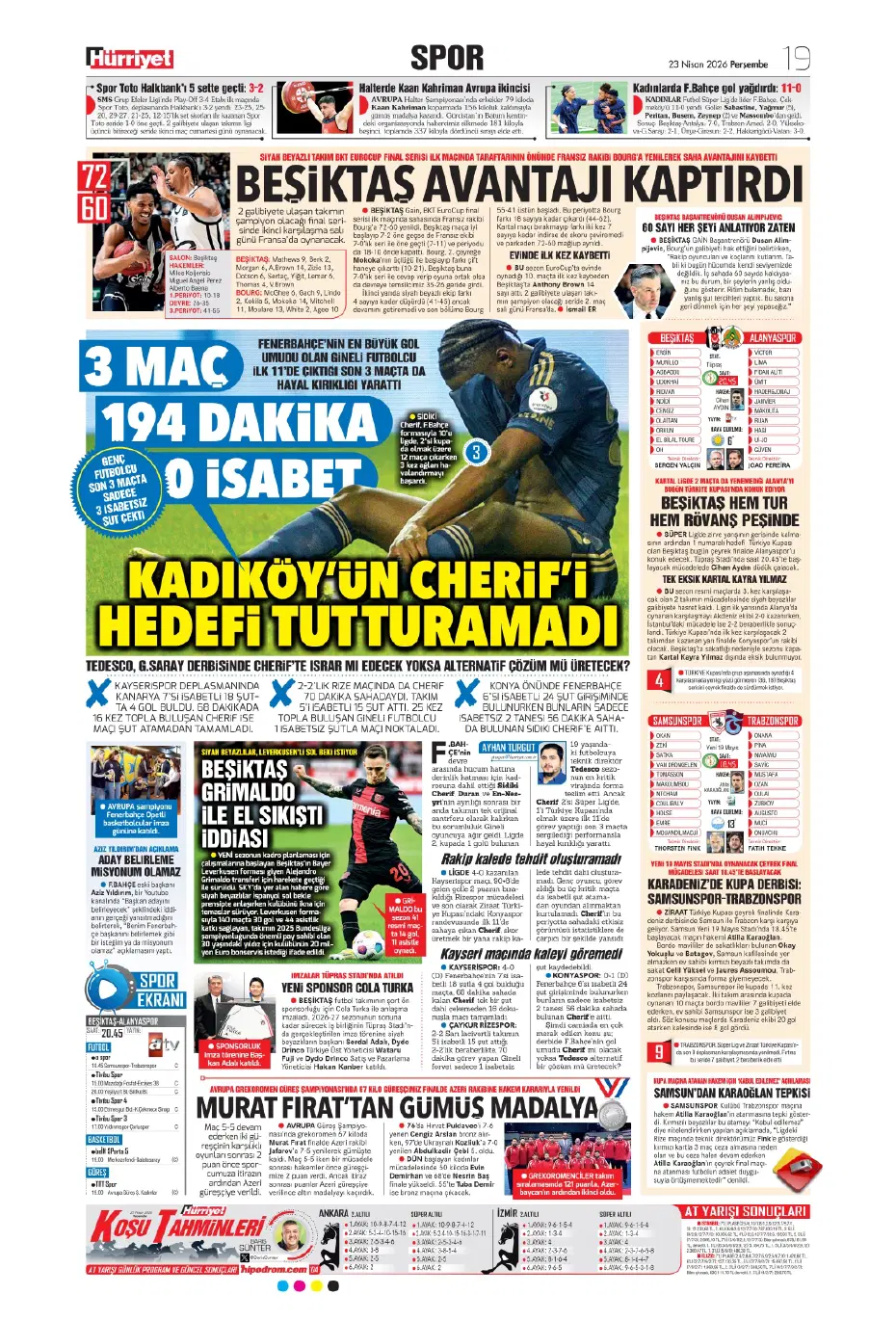 "Koopmeiners Galatasaray'a doğru" | Sporun manşetleri - 7