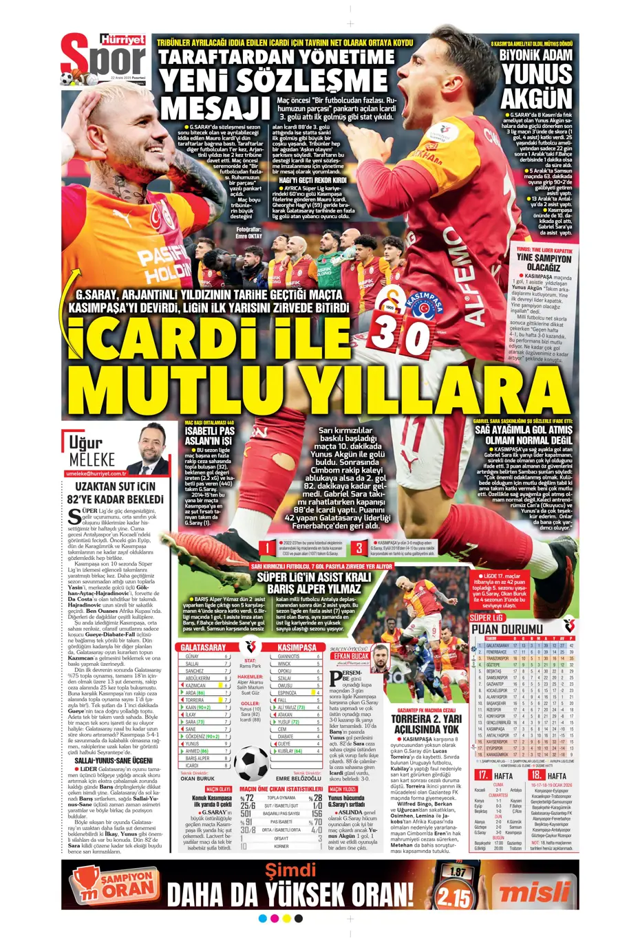 "Fenerbahçe'de 2 isim takımdan ayrılıyor: 35 milyon euro" | Sporun manşetleri - 30