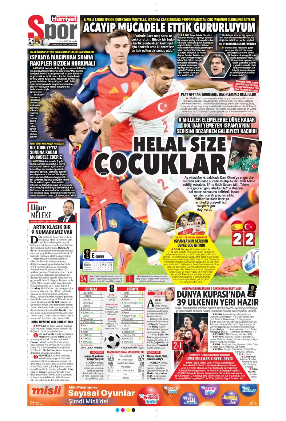 "Bizim Çocuklar Boğa'yı şişledi" | Sporun manşetleri - 17