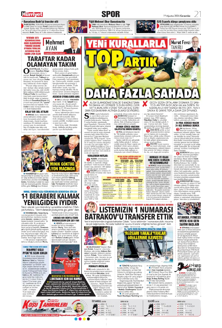 "Batrakov: Galatasaray'a gidiyorum" | Sporun manşetleri - 4