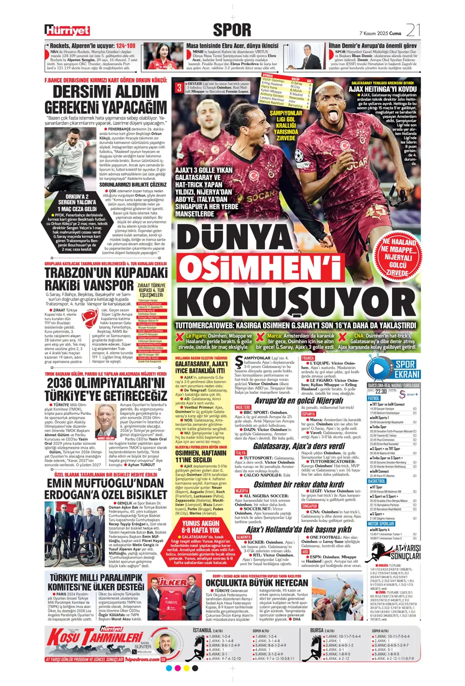 "Hakem Fenerbahçe'nin 2 puanını çaldı" | Sporun manşetleri - 20