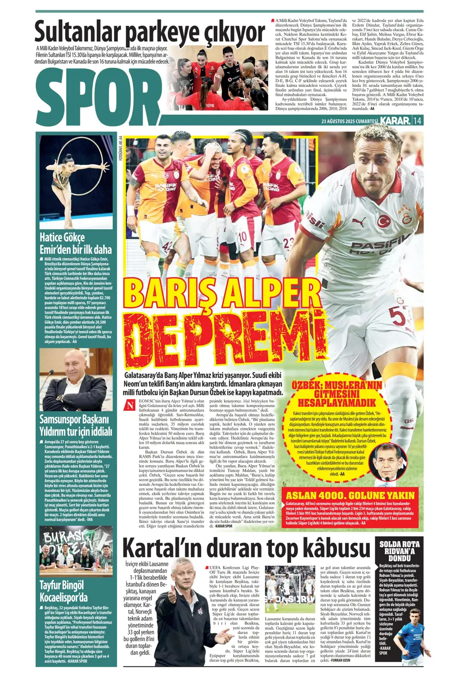 "Beşiktaş'ın hastası Keito Nakamura" | Sporun manşetleri - 20