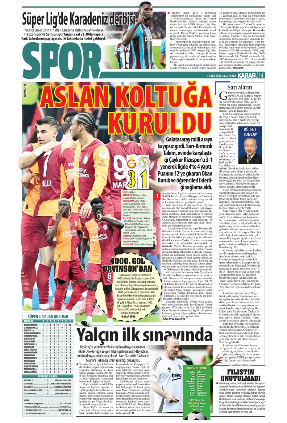 "Roger Schmidt'ten Fenerbahçe kararı" | Sporun manşetleri - 21