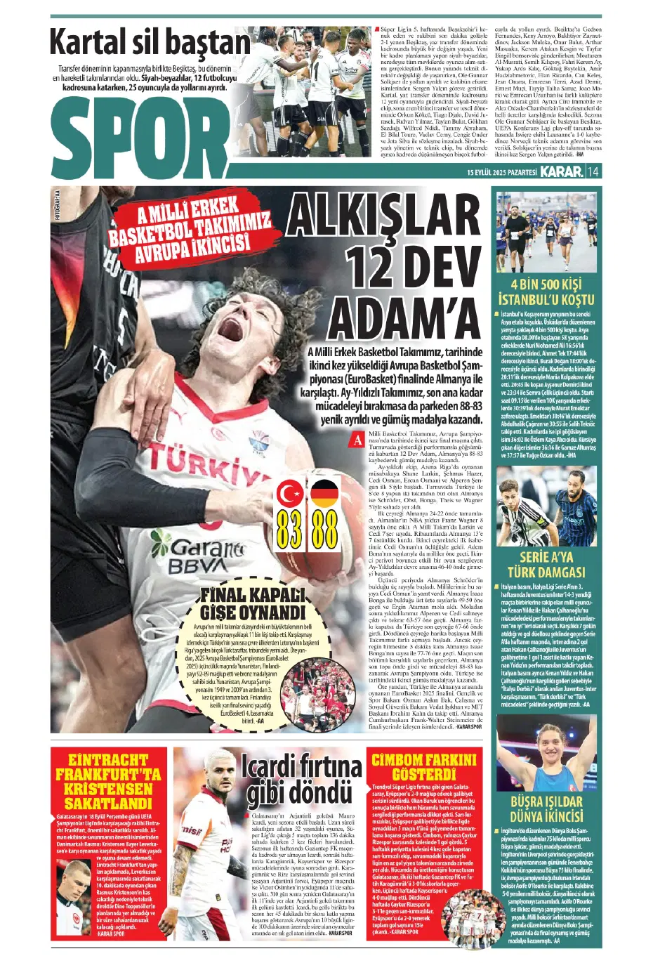 "Galatasaray'da Leroy Sane sıkıntısı" | Sporun manşetleri - 15