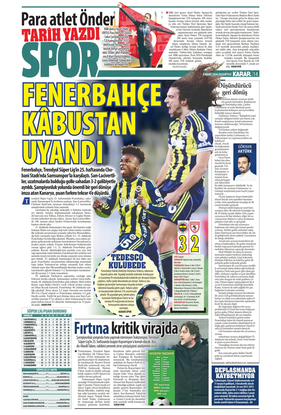 "Eller yukarı! Ben Cherif" | Sporun manşetleri - 27