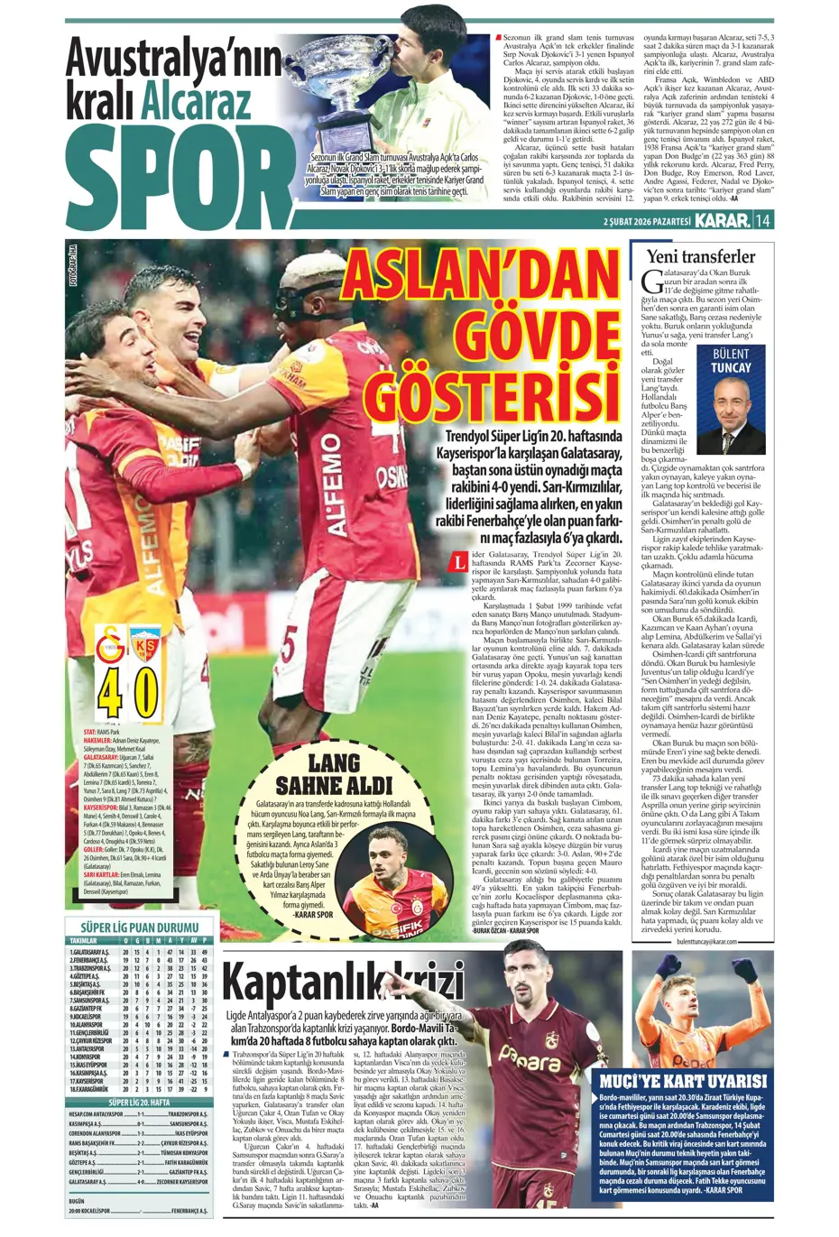 "Lookman peşinata kurban gitti" | Sporun manşetleri - 29