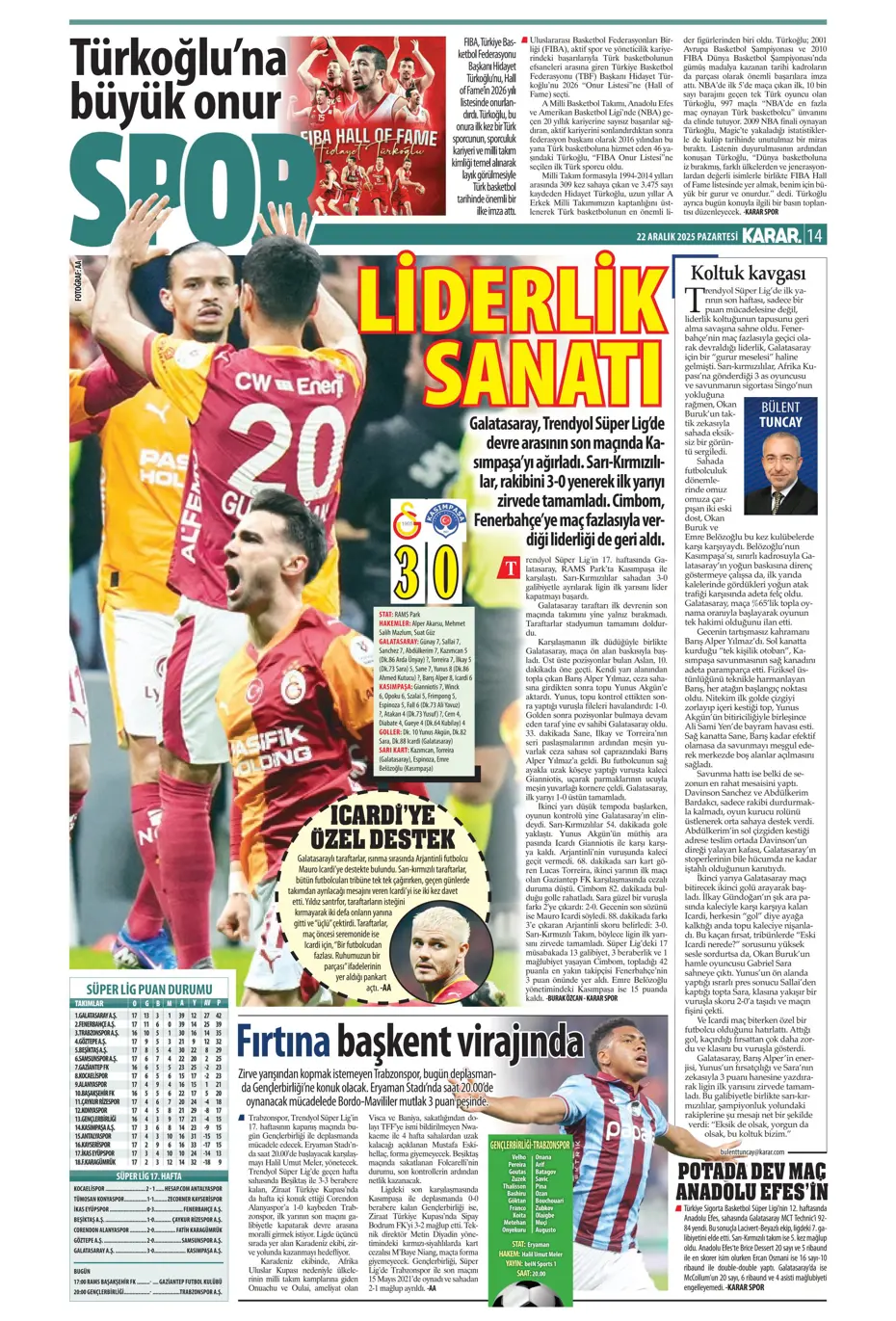 "Fenerbahçe'de 2 isim takımdan ayrılıyor: 35 milyon euro" | Sporun manşetleri - 19