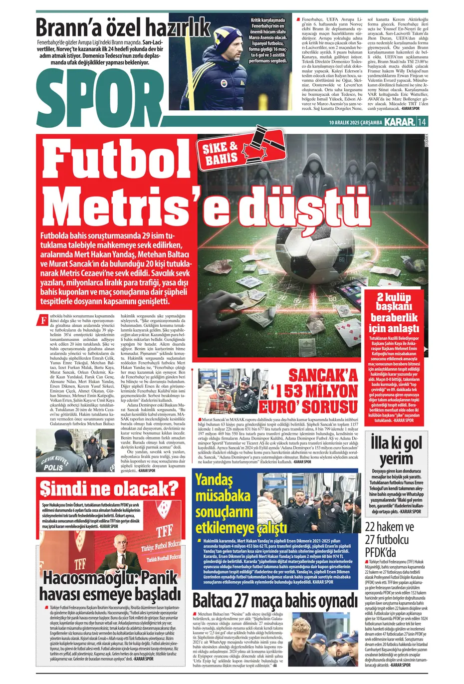 "Galatasaray 10 saniyede yıkıldı" | Sporun manşetleri - 20