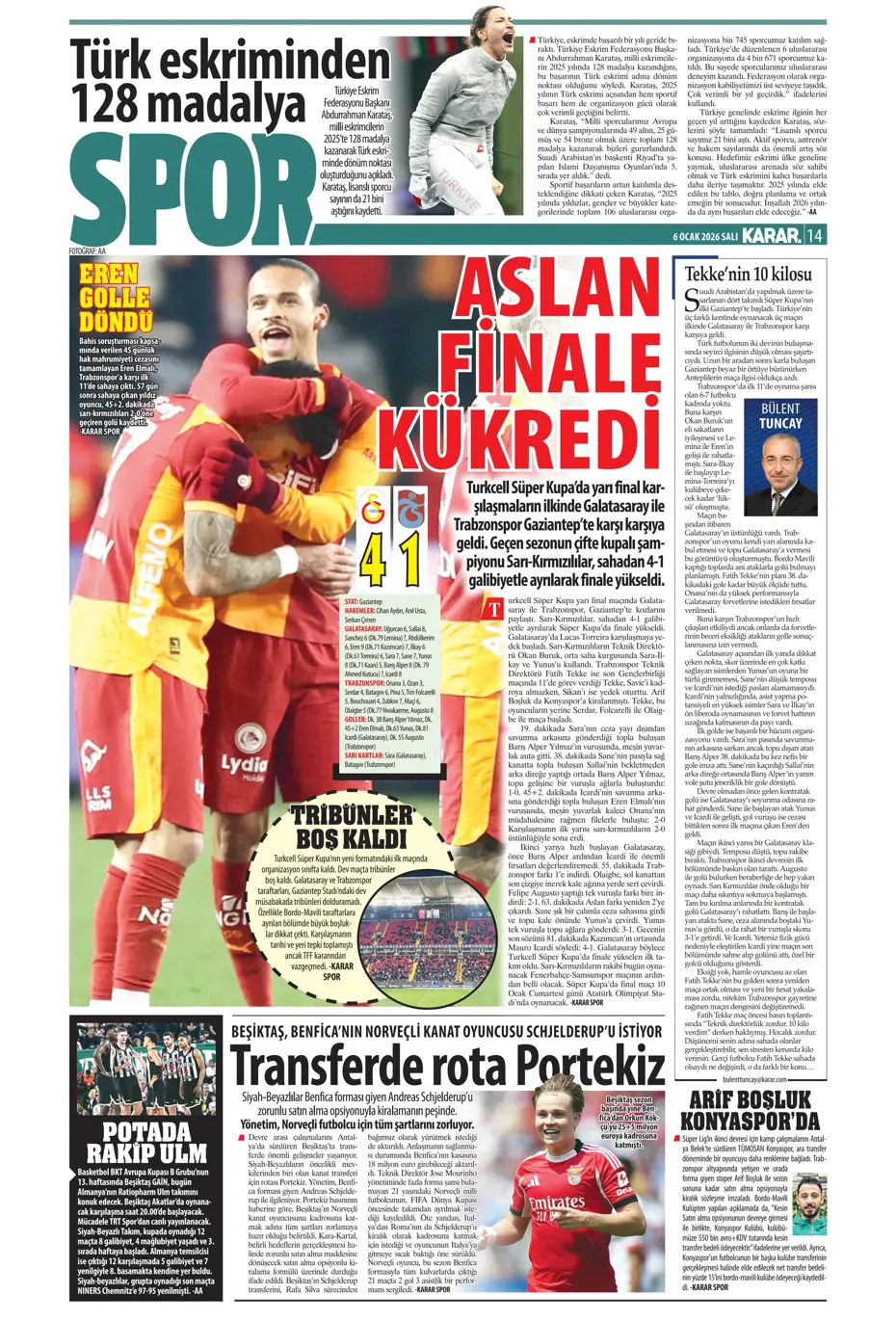 "Lookman Afrika Kupası'ndan direkt İstanbul'a" | Sporun manşetleri - 24 "Lookman Afrika Kupası'ndan direkt İstanbul'a" | Sporun manşetleri - 24