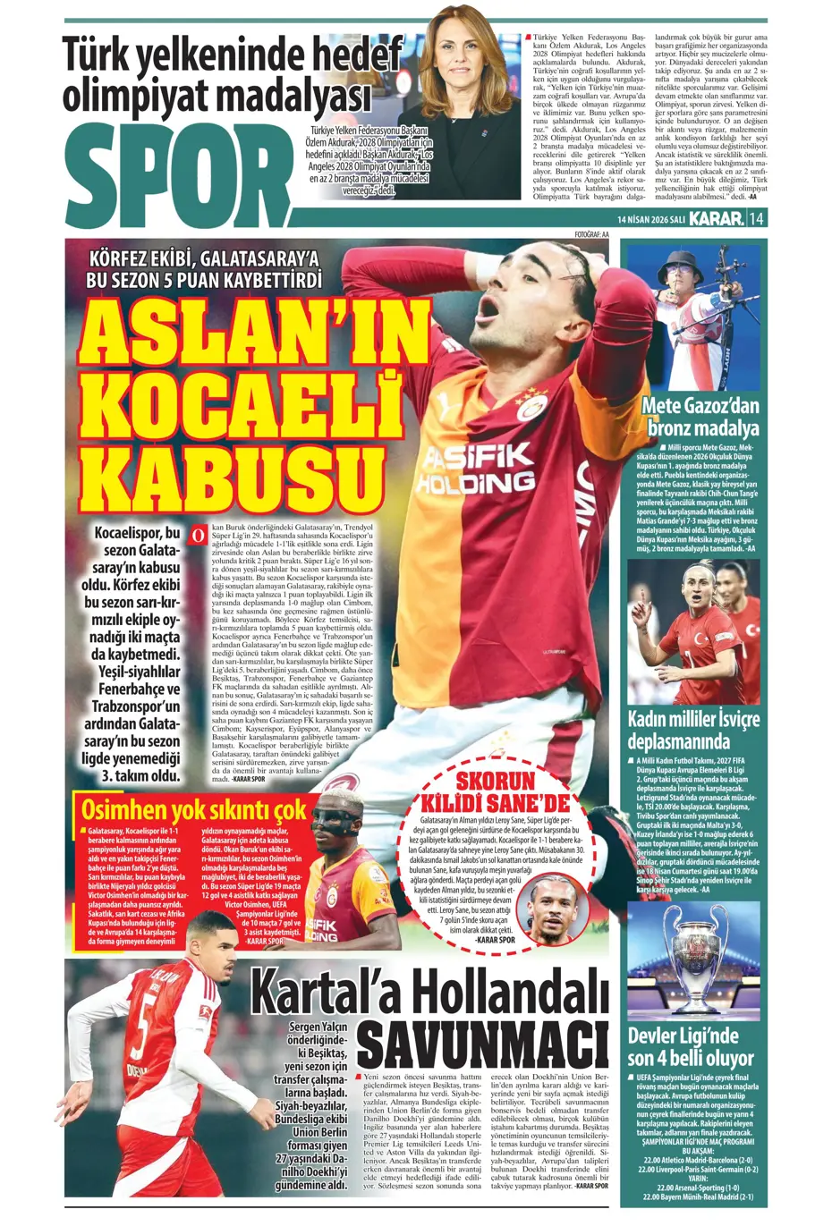 Tedesco takımdan ayrılmasına izin verdi, Fenerbahçe'ye veda ediyor | Sporun manşetleri - 37