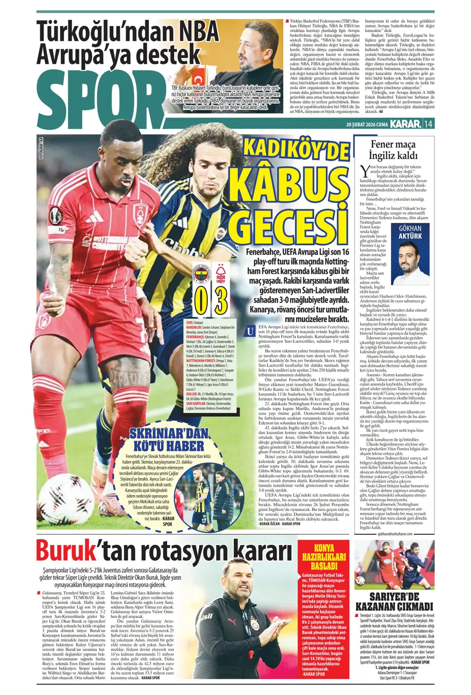 "Vitor Pereira Fenerbahçe'yi mat etti" | Sporun manşetleri - 21