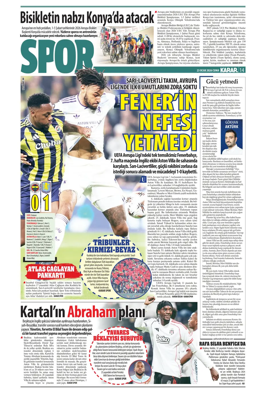 "Fenerbahçe'de En-Nesyri'nin yerine gelecek golcü belli" | Sporun manşetleri - 23 "Fenerbahçe'de En-Nesyri'nin yerine gelecek golcü belli" | Sporun manşetleri - 23