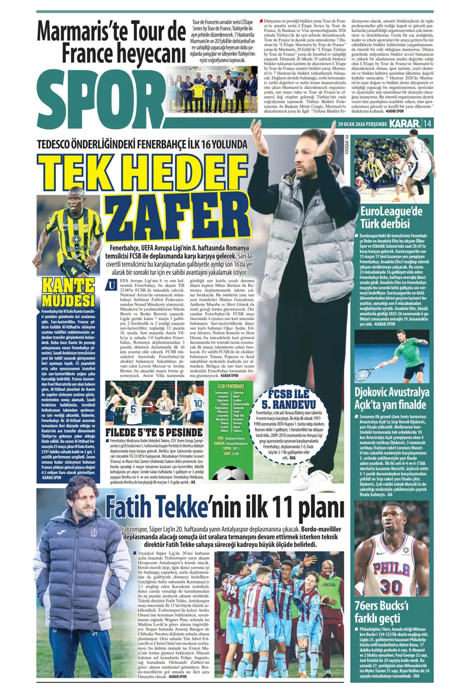 "Galatasaray'dan Şampiyonlar Ligi maçı sonrası transfer: İş bitirildi" | Sporun manşetleri - 28 "Galatasaray'dan Şampiyonlar Ligi maçı sonrası transfer: İş bitirildi" | Sporun manşetleri - 28