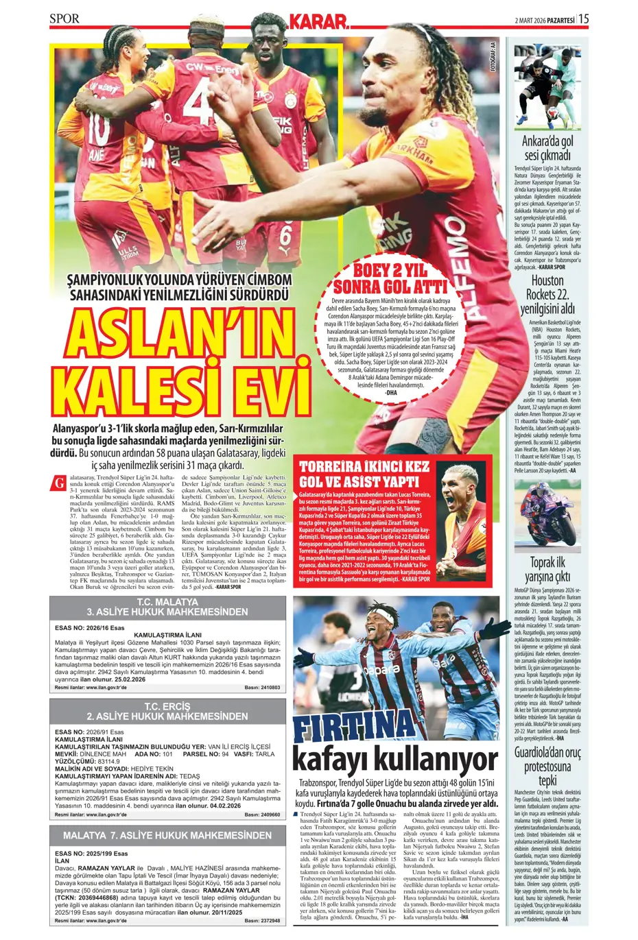 "Galatasaray'dan daha şimdiden Sacha Boey'la ilgili karar çıktı" | Sporun manşetleri - 29