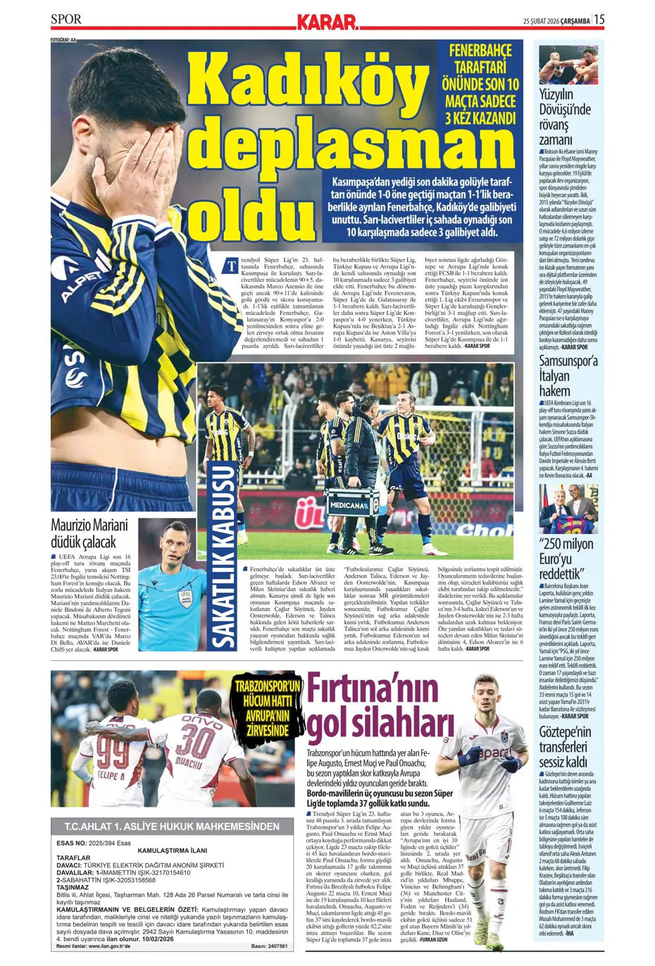 "Fenerbahçe'de Vedat Muriqi sürprizi yaşanıyor" | Sporun manşetleri - 29