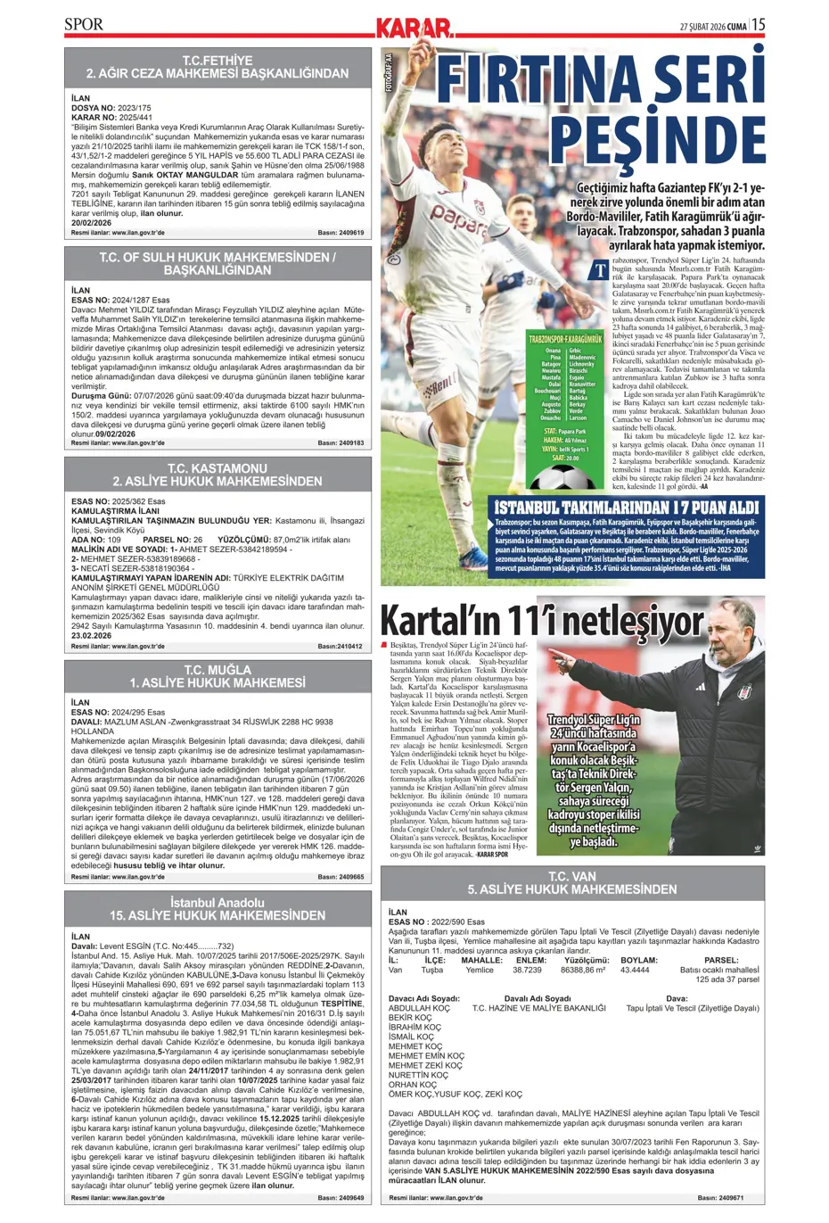 "Osimhen için müthiş iddia!" | Sporun manşetleri - 36 "Osimhen için müthiş iddia!" | Sporun manşetleri - 36