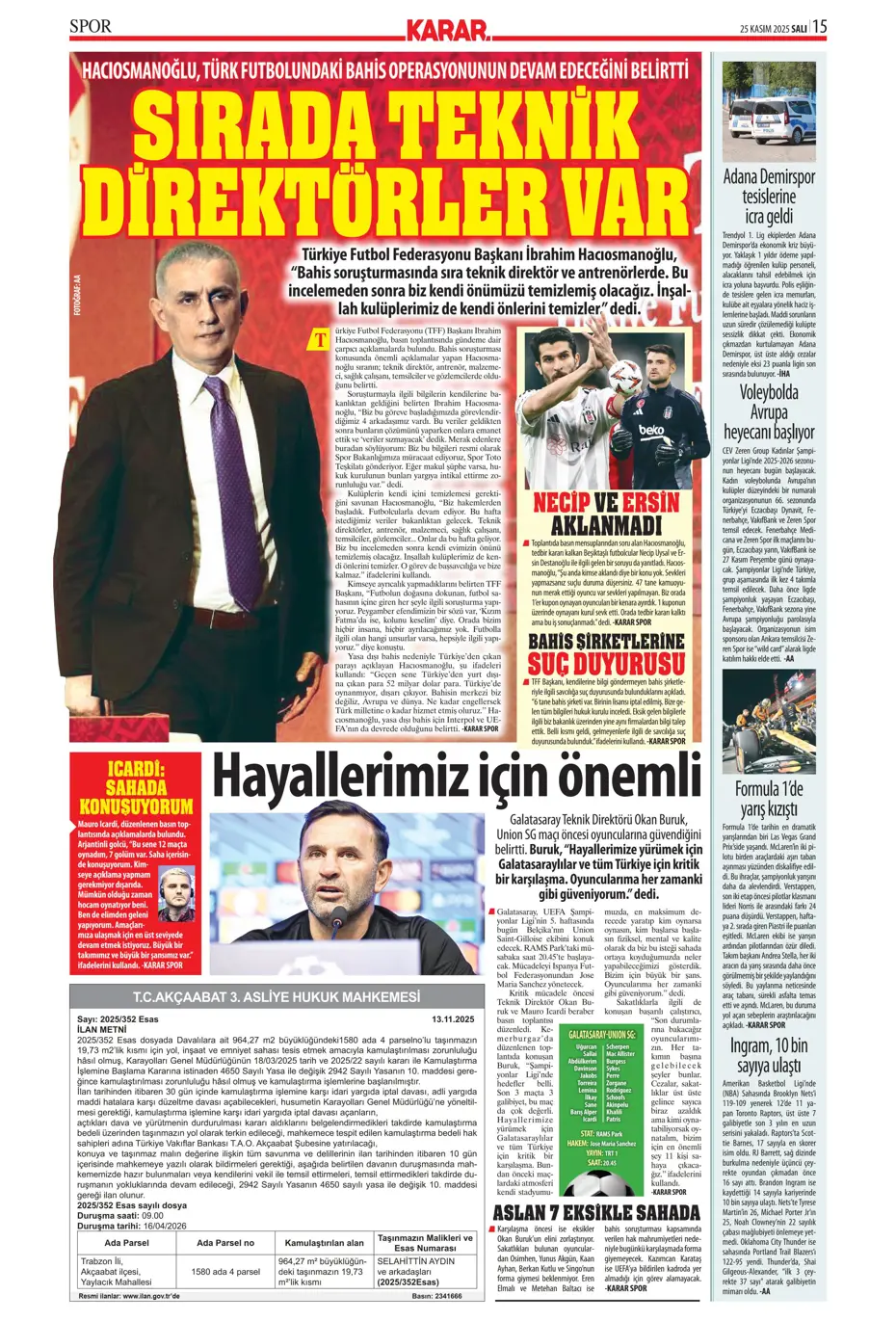 "Fenerbahçe'ye sürpriz golcü: Franculino Dju" | Sporun manşetleri - 16 "Fenerbahçe'ye sürpriz golcü: Franculino Dju" | Sporun manşetleri - 16
