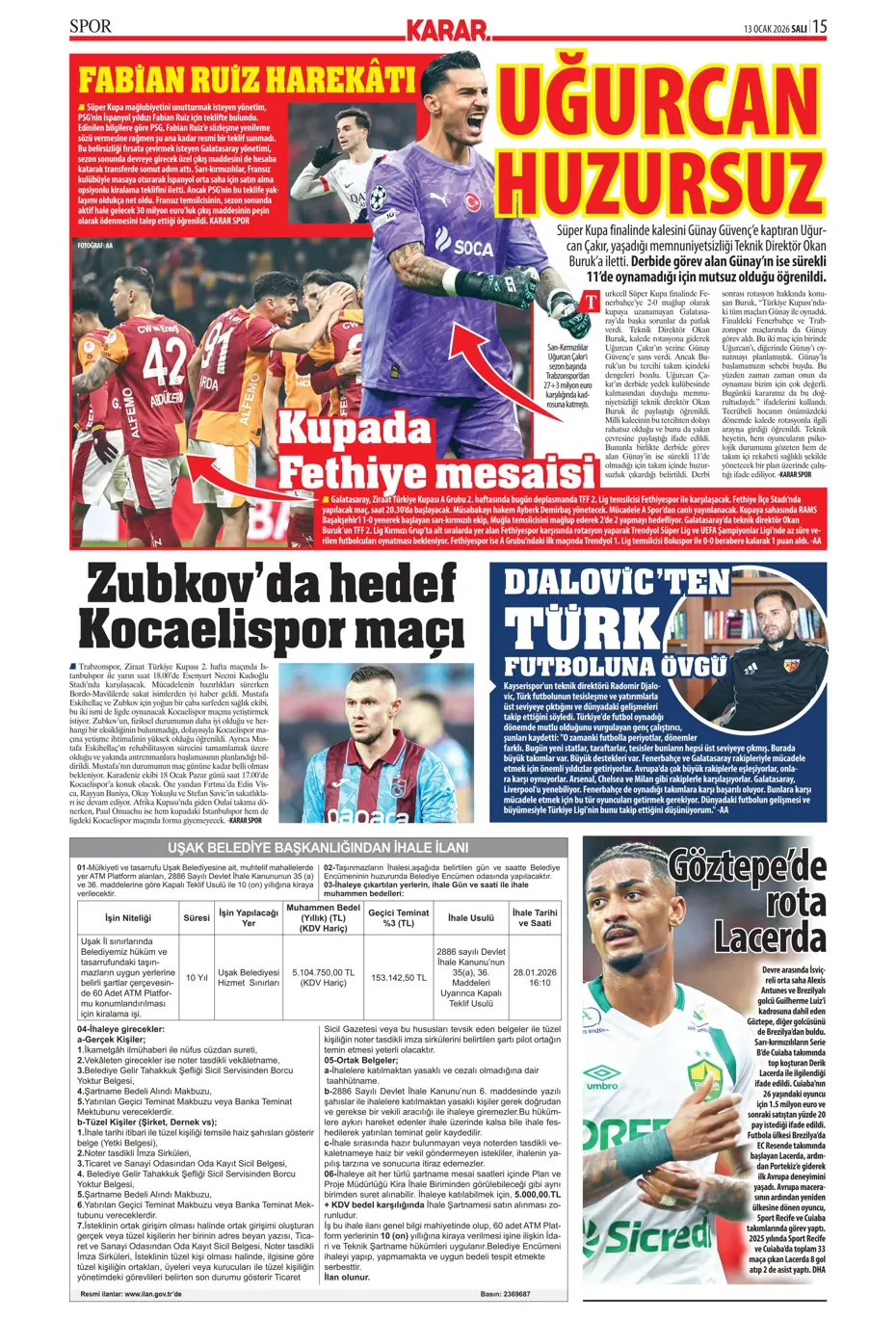 "Elveda! Fenerbahçe'de 20 milyon euroluk ayrılık" | Sporun manşetleri - 24