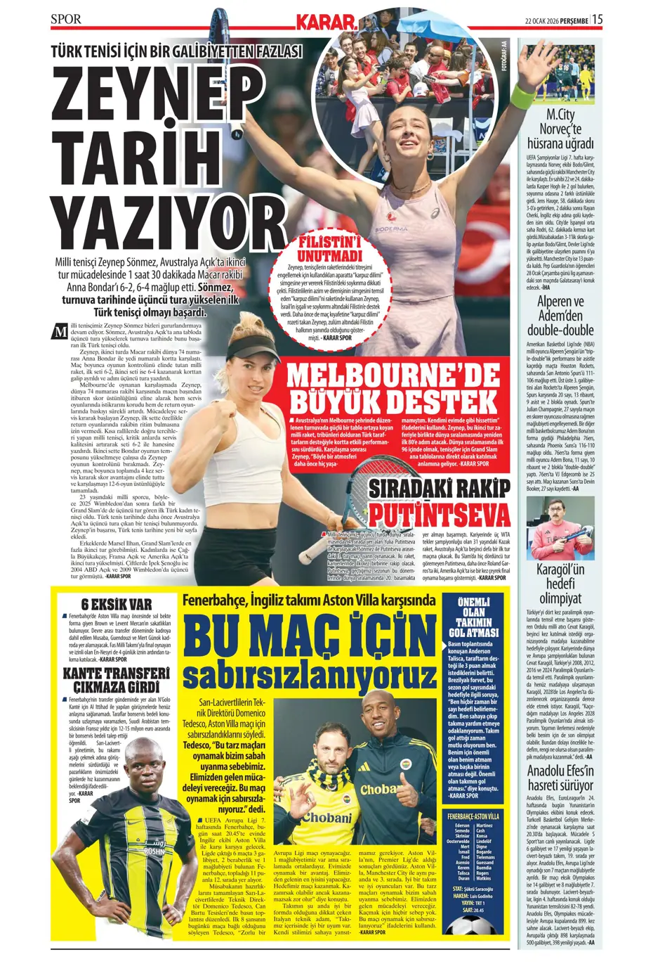 "Galatasaray'dan Atletico maçı sonrası 2 transfer birden" | Sporun manşetleri - 33