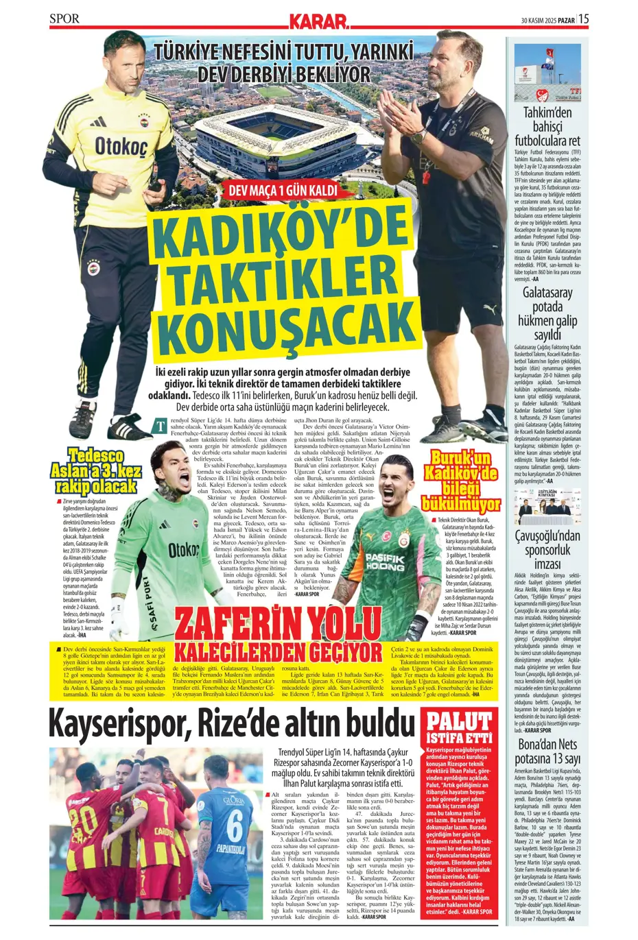 "Merih Demiral'da sona gelindi, imzalar yakın" | Sporun manşetleri - 16 "Merih Demiral'da sona gelindi, imzalar yakın" | Sporun manşetleri - 16