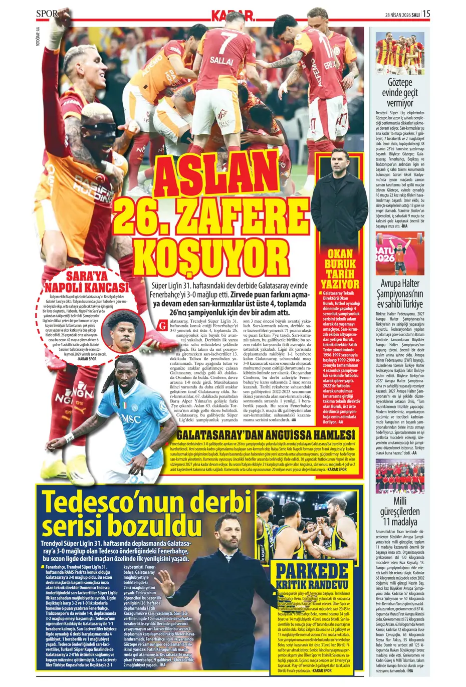 Osimhen'i Galatasaray'dan almaya geldiler! Dursun Özbek'le görüşme | Sporun manşetleri - 32 Osimhen'i Galatasaray'dan almaya geldiler! Dursun Özbek'le görüşme | Sporun manşetleri - 32