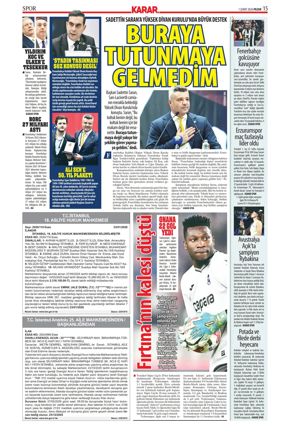 "N'Golo Kante sonunda tamam! Bonservisi belli oldu" | Sporun manşetleri - 20