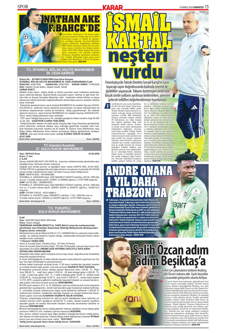Mauro Icardi'den dev rest! "Fenerbahçe ve Beşiktaş'a açık kapı bıraktı" | Sporun manşetleri - 15