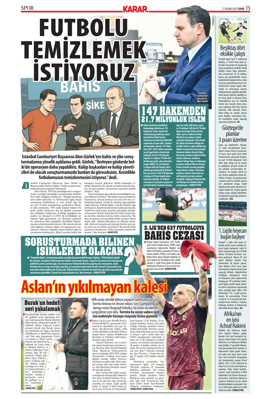 "Galatasaray'dan Rodrygo bombası" | Sporun manşetleri - 11