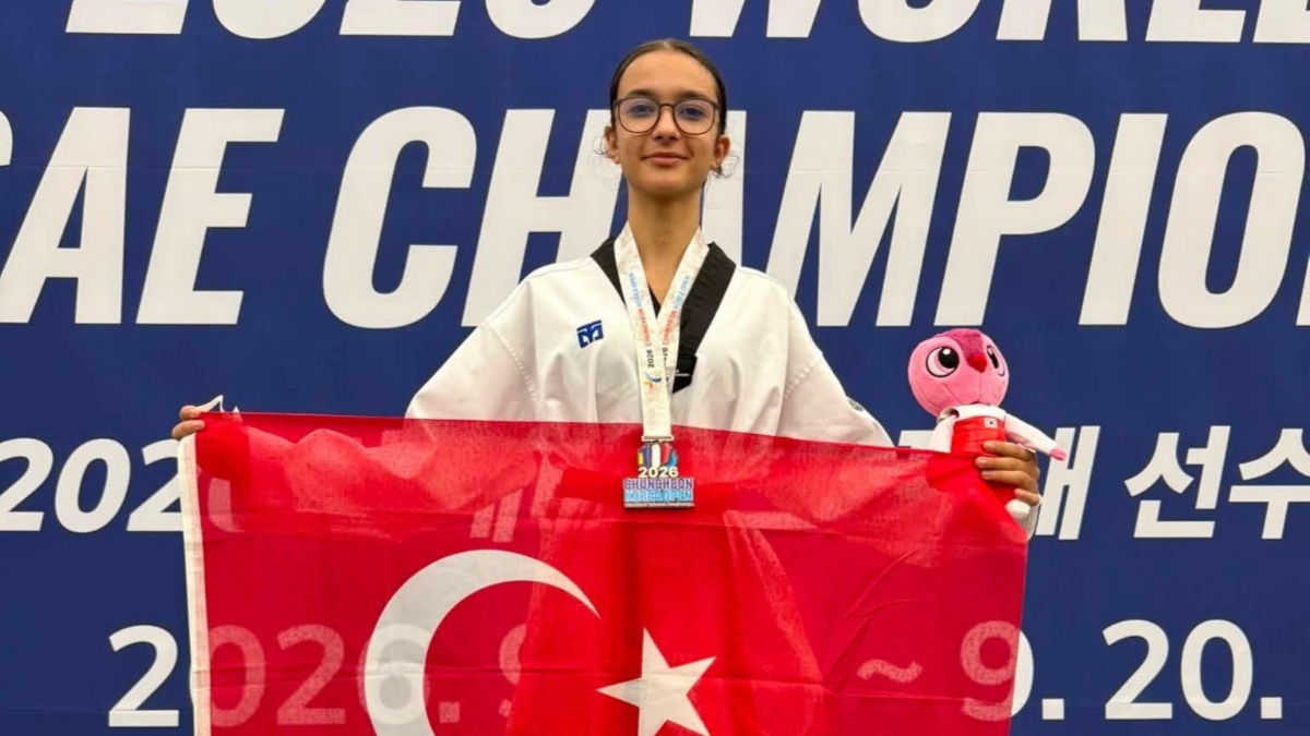 Milli tekvandocu Serpil Melek Tüfekçi’den Güney Kore’de bronz madalya