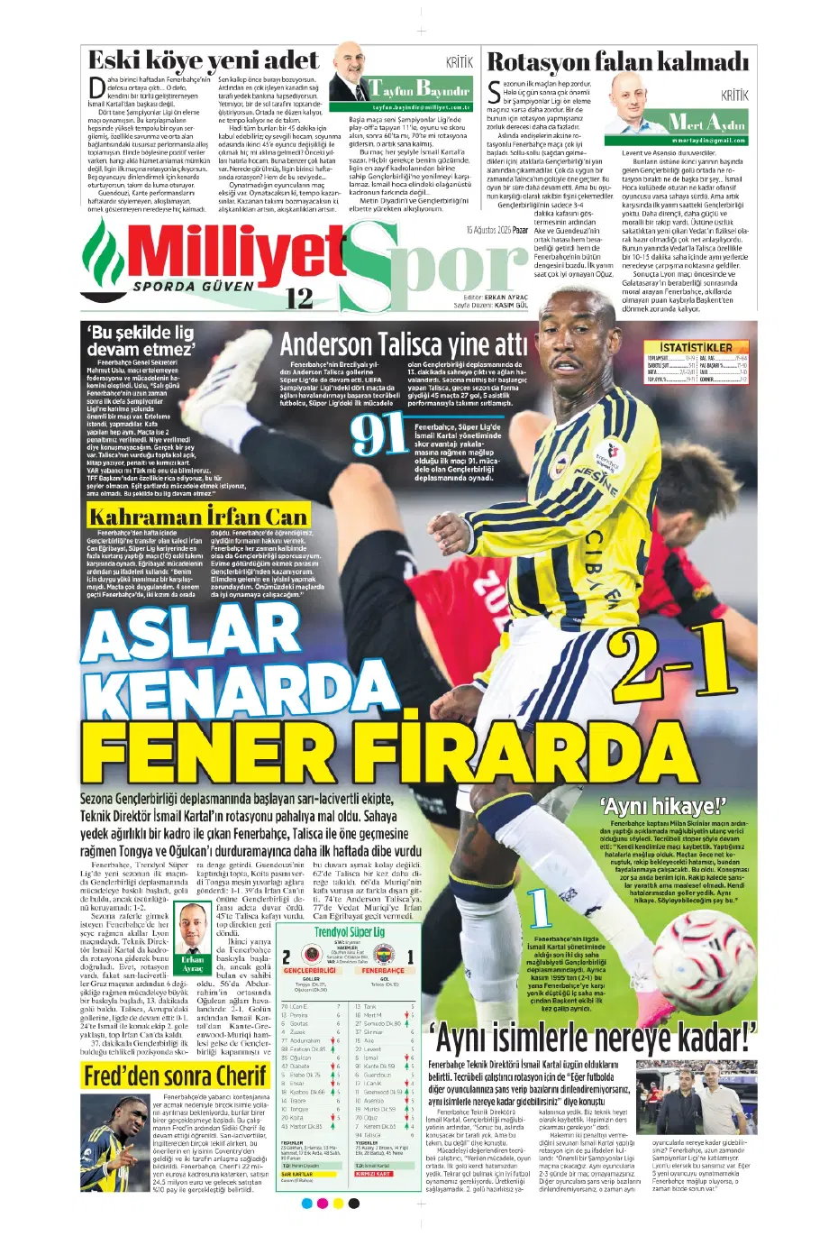 Jorge Mendes devreye girdi, Fenerbahçe'de flaş ayrılık adım adım geliyor | Sporun manşetleri - 26