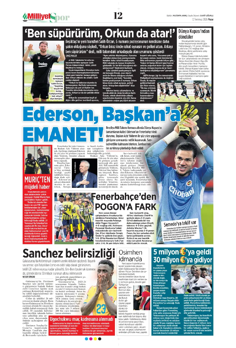 Galatasaray'a 50 milyon euroluk yıldız! İlk görüşme gerçekleşti | Sporun manşetleri - 16