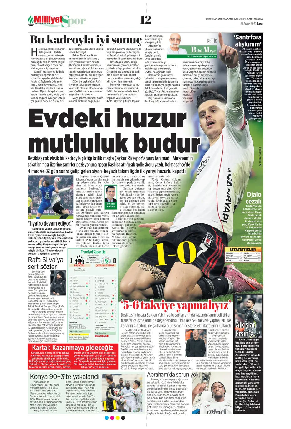 "Transferde Yusuf Sarı bombası" | Sporun manşetleri - 34