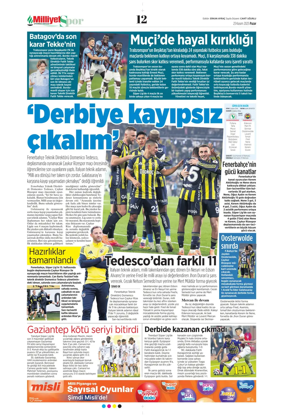"Jadon Sancho bedavaya Fenerbahçe'ye" | Sporun manşetleri - 10